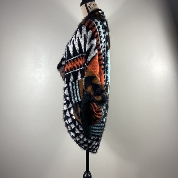 Maxsport Aztec Cocoon Open Front Sweater Size S/M - Picture 12 of 14